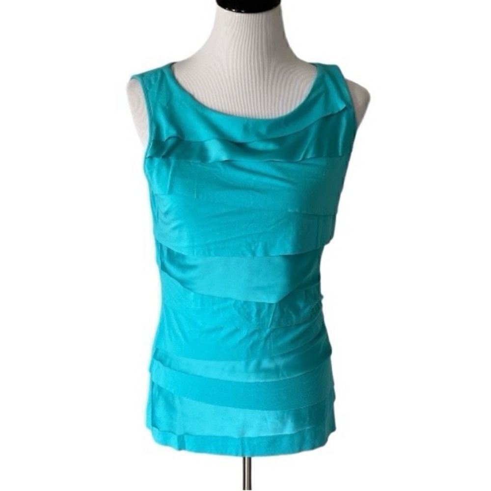 Vince Camuto Layered Sleeveless Top size M